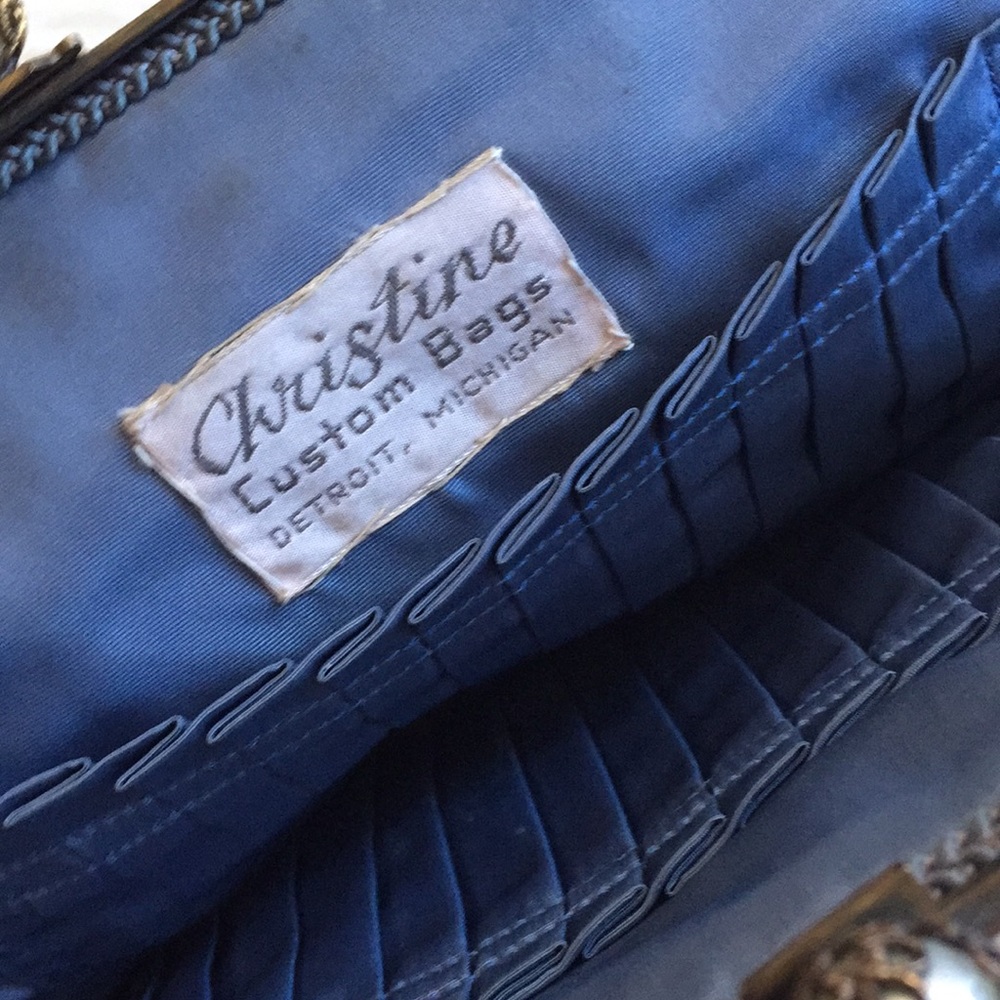 Unique Needlepoint Vintage Custom Made Bag - image 5